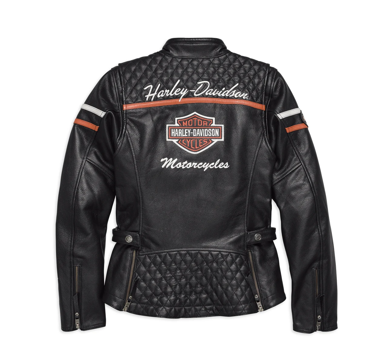 Women's Harley Davidson Leather Jacket - Image 2