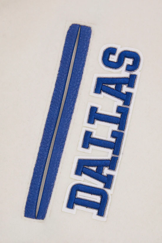 NFL DALLAS COWBOYS RETRO CLASSIC WOMEN'S RIB WOOL VARSITY JACKET - Image 6