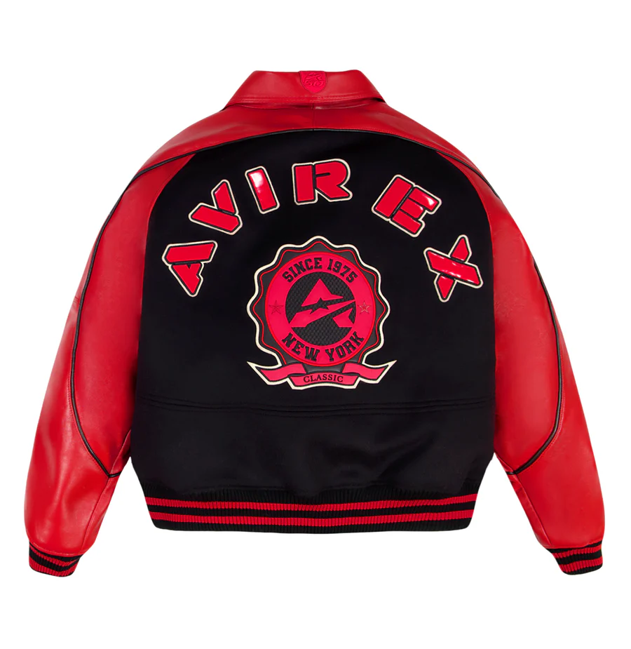 Avirex Claasic Wool Leather Varsity Jacket - Image 2
