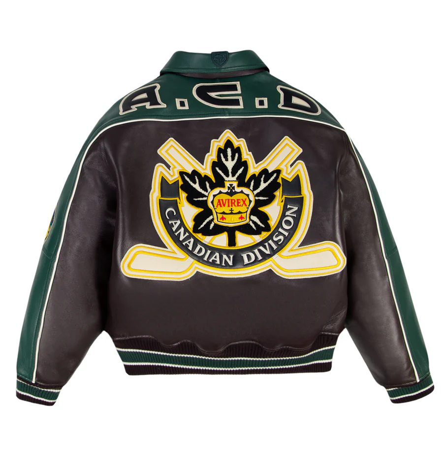 Avirex Real Leather Canadian Division Jacket - Image 2