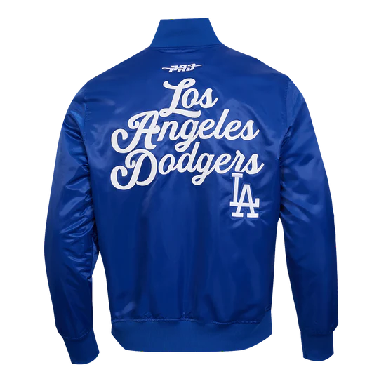 MLB LOS ANGELES DODGERS SOUVENIR MEN'S SATIN JACKET - Image 2