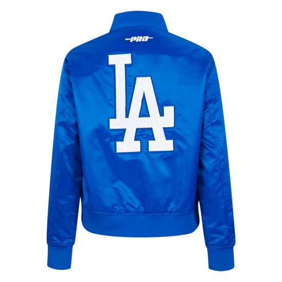MLB LOS ANGELES DODGERS GAME DAY CLASSICS WOMEN'S SATIN JACKET - Image 2