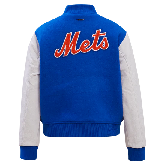 MLB NEW YORK METS CLASSIC WOOL WOMEN'S VARSITY JACKET - Image 2