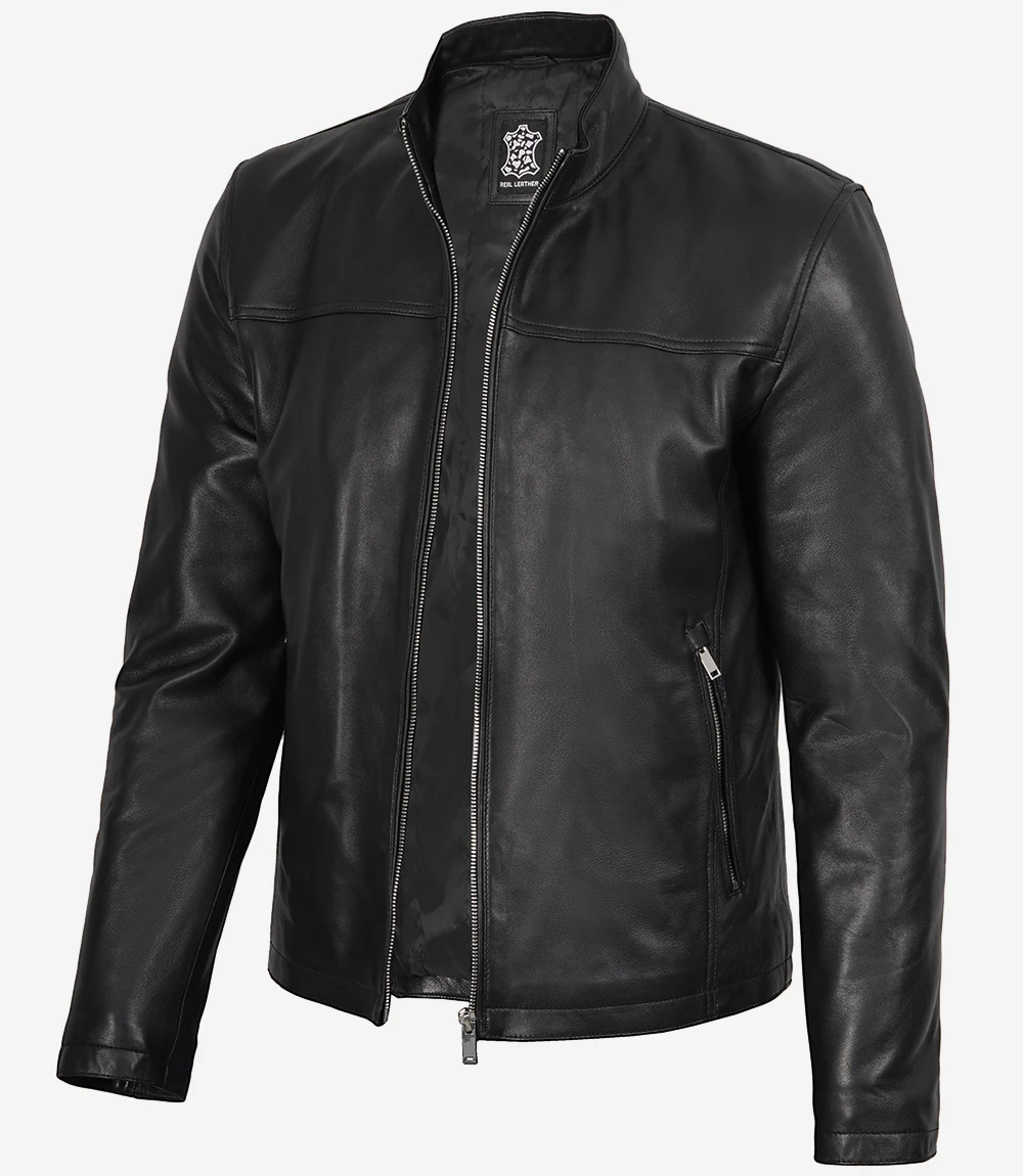 Lucio Black Men's Lambskin Leather Jacket